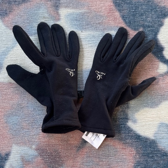 Head Black Thermal Gloves w Touch Screen Capability - Picture 1 of 3